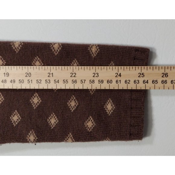 Athleta Teton Cardigan Full Zip LS Wool Nylon Blend Sweater Womens Large Brown - Picture 8 of 9